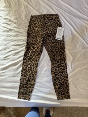 Lululemon Align no line 25 inseam Leopard Print High-Waist Leggings - Brown
